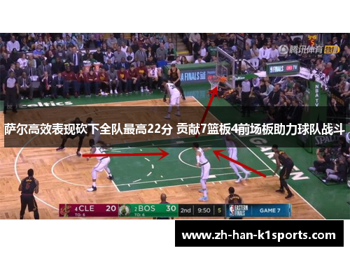 萨尔高效表现砍下全队最高22分 贡献7篮板4前场板助力球队战斗