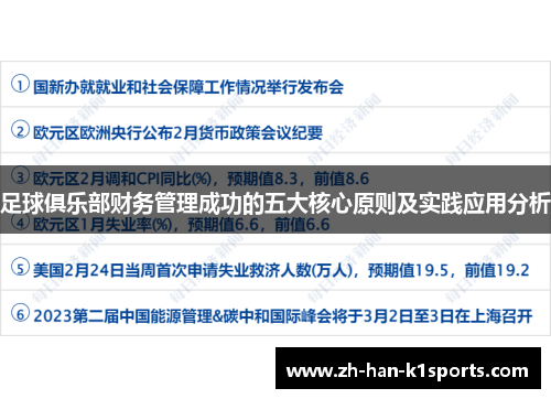 足球俱乐部财务管理成功的五大核心原则及实践应用分析